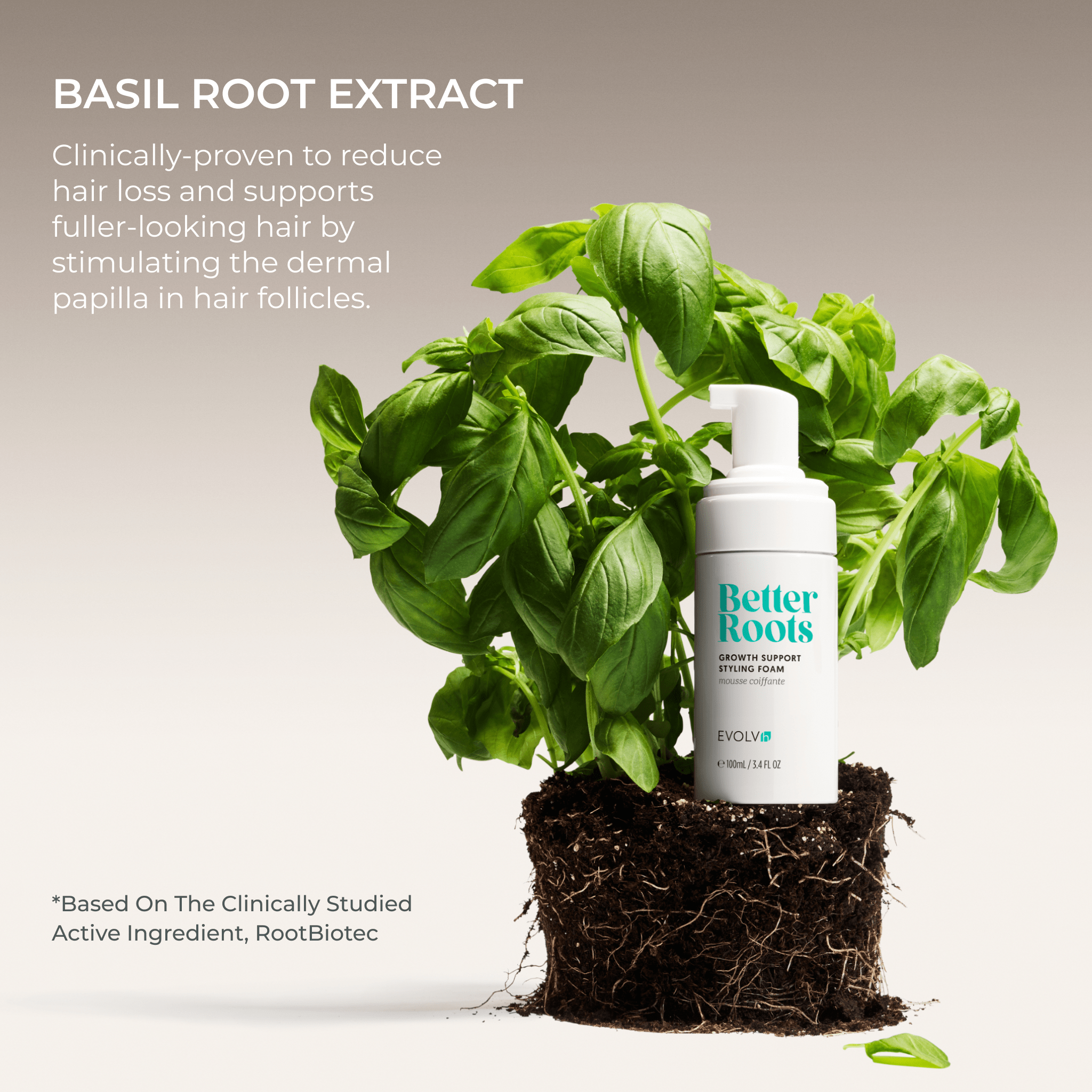 EVOLVh NEW! Better Roots Growth Support Styling Foam 2-Pack